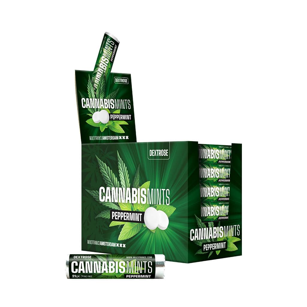 Multitrance Cannabis Dextrose Mints | 48 pcs Display