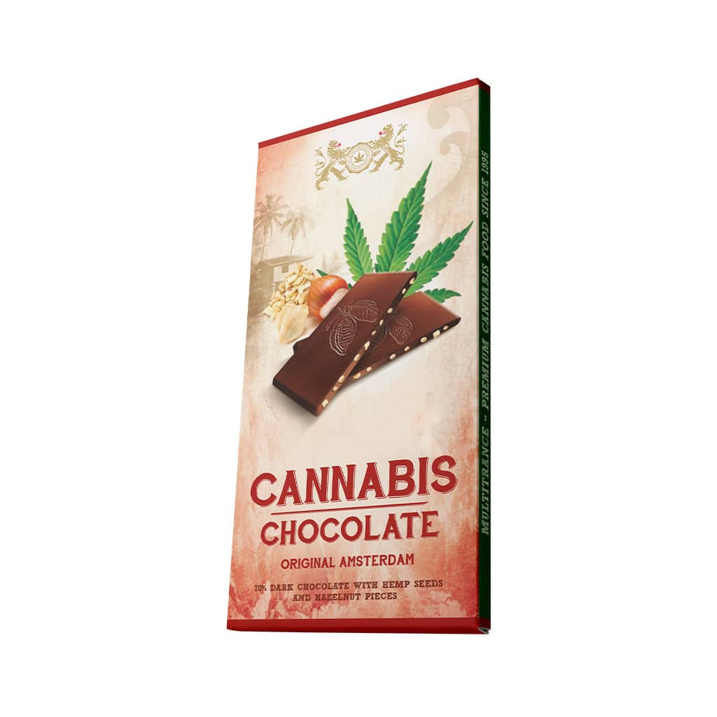 Multitrance Cannabis Chocolate | 15 pcs Carton - Hazelnuts