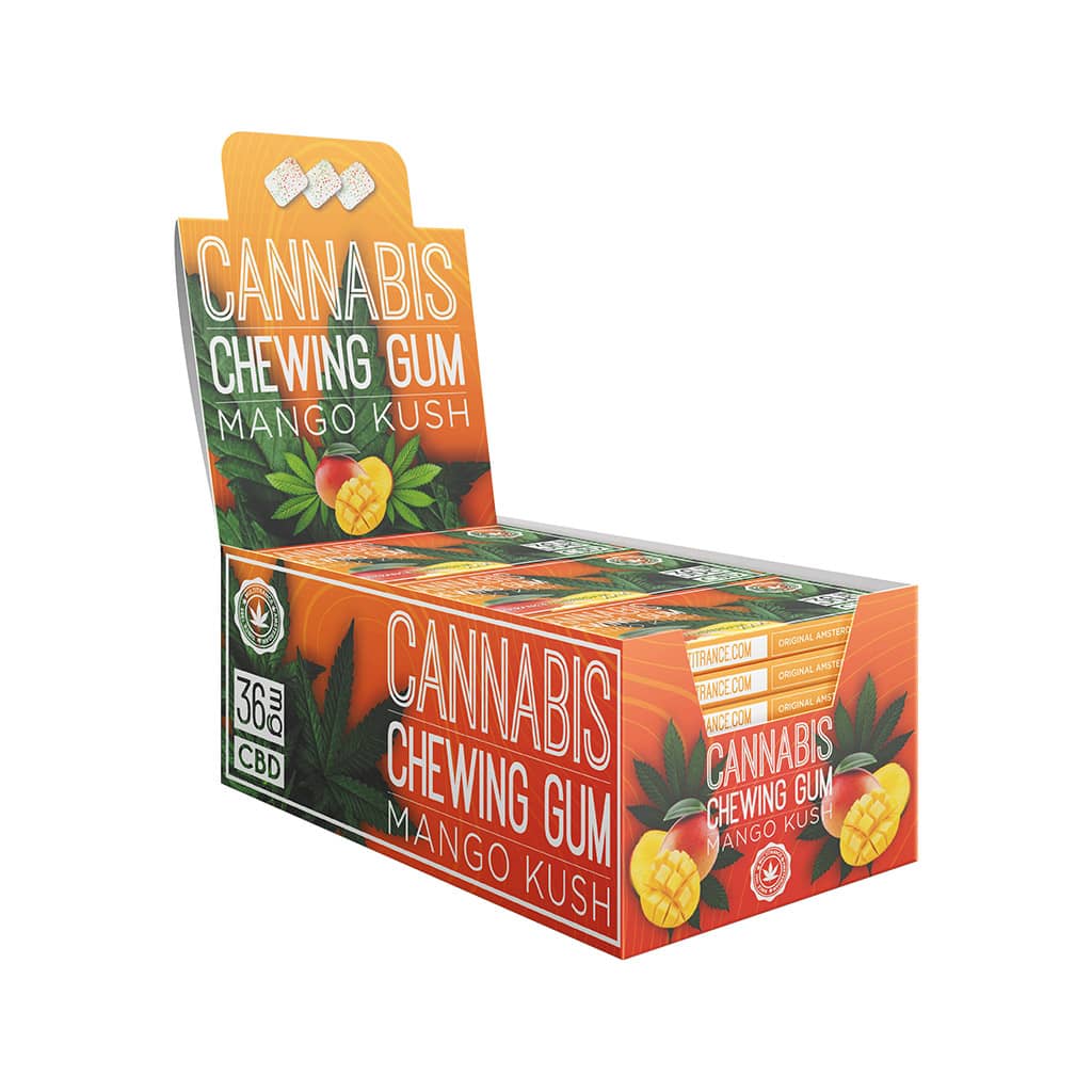 Multitrance Cannabis CBD Chewing Gum 36mg | 24pcs Display