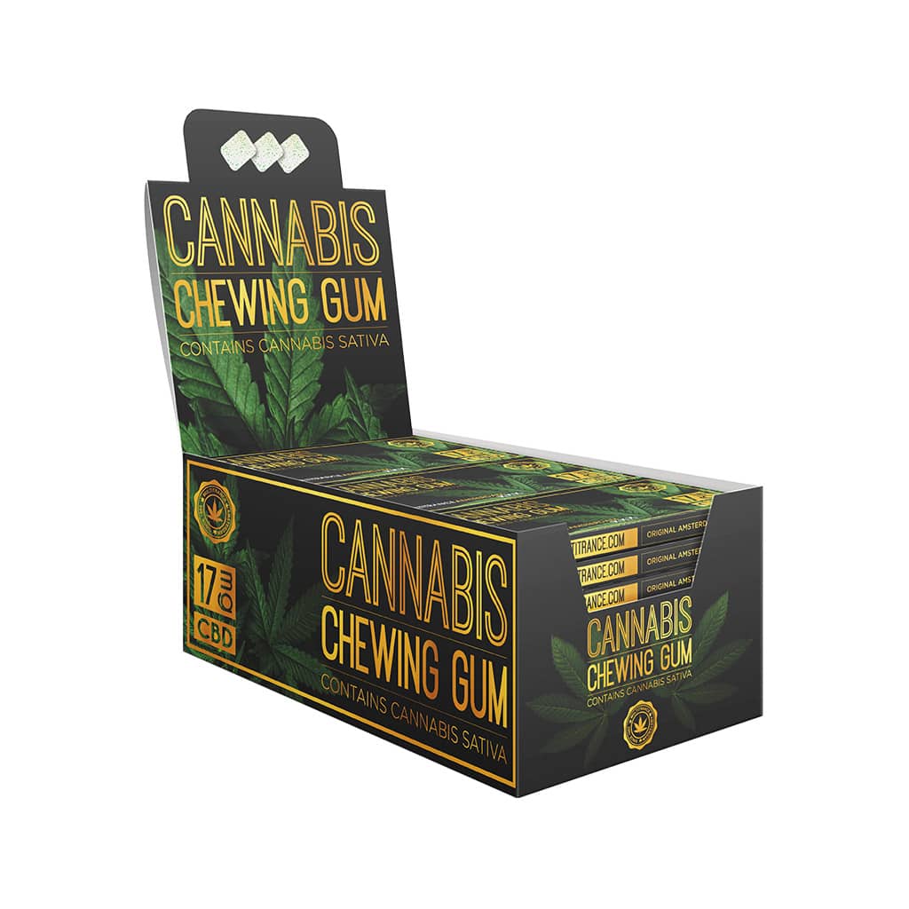 Multitrance Cannabis CBD Chewing Gum 17mg | 24pcs Display