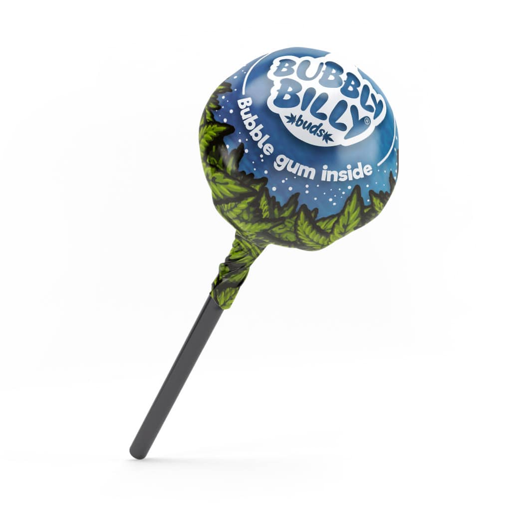 Multitrance Bubbly Billy Buds CBD Lollipops | 100 pcs Display