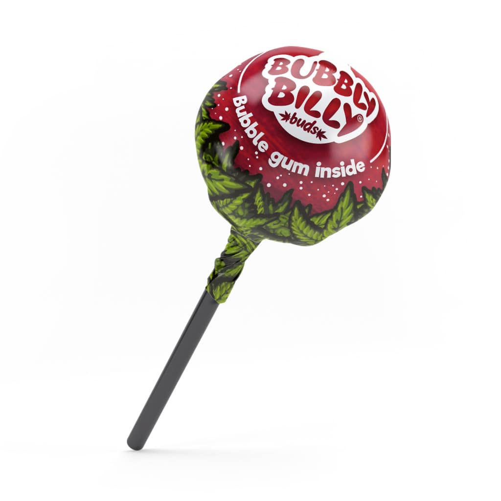 Multitrance Bubbly Billy Buds CBD Lollipops | 100 pcs Display