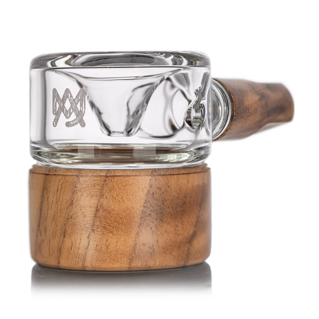 MJ Arsenal Granby Hand Pipe (Alpine Series) - Clear/Wood