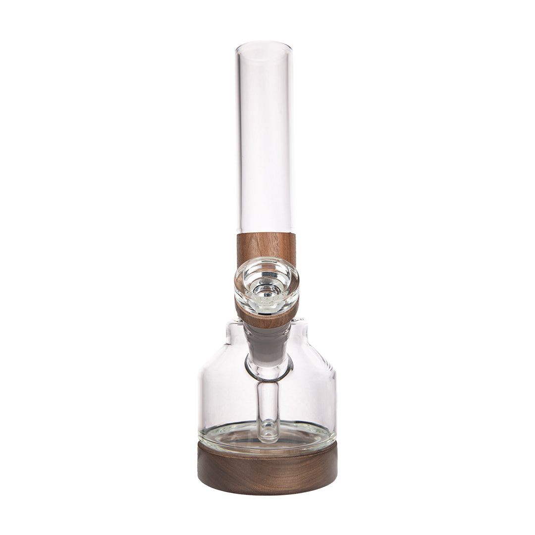 MJ Arsenal Palisade Water Pipe (Alpine Series) - Clear/Wood