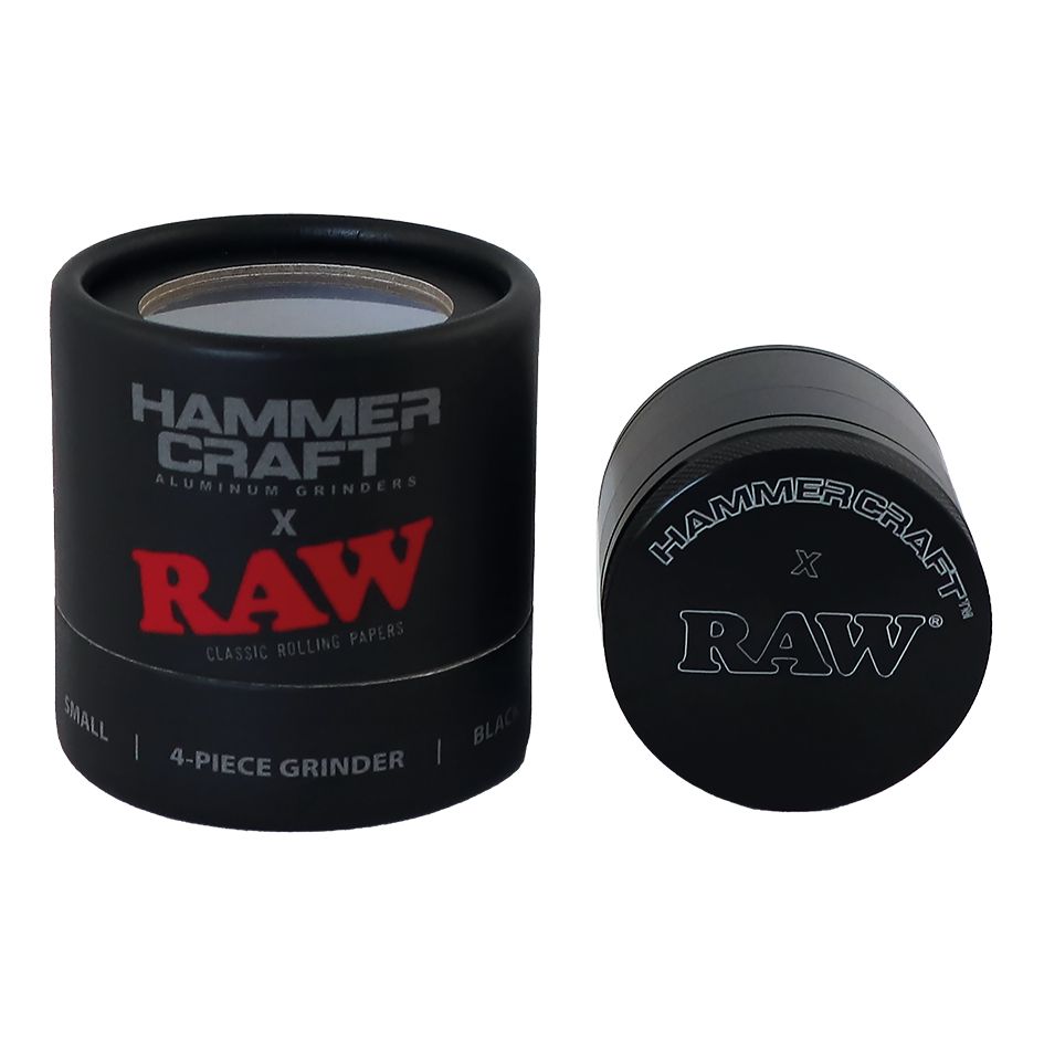 RAW x HAMMERCRAFT Aluminium Grinder | 4 Piece Small