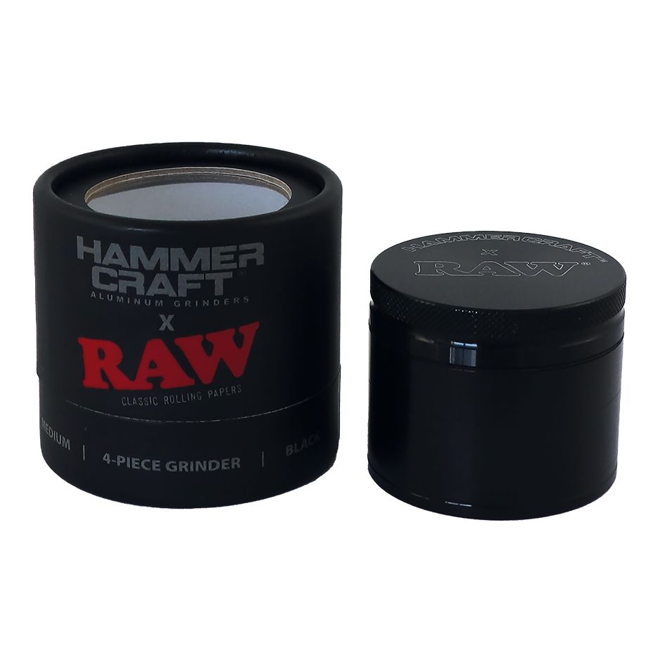 RAW x HAMMERCRAFT Aluminium Grinder | 4 Piece Medium