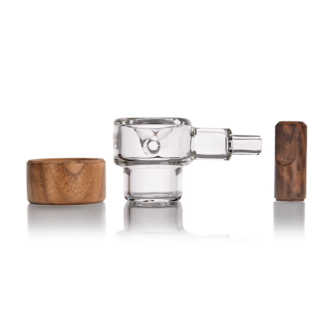 MJ Arsenal Granby Hand Pipe (Alpine Series) - Clear/Wood