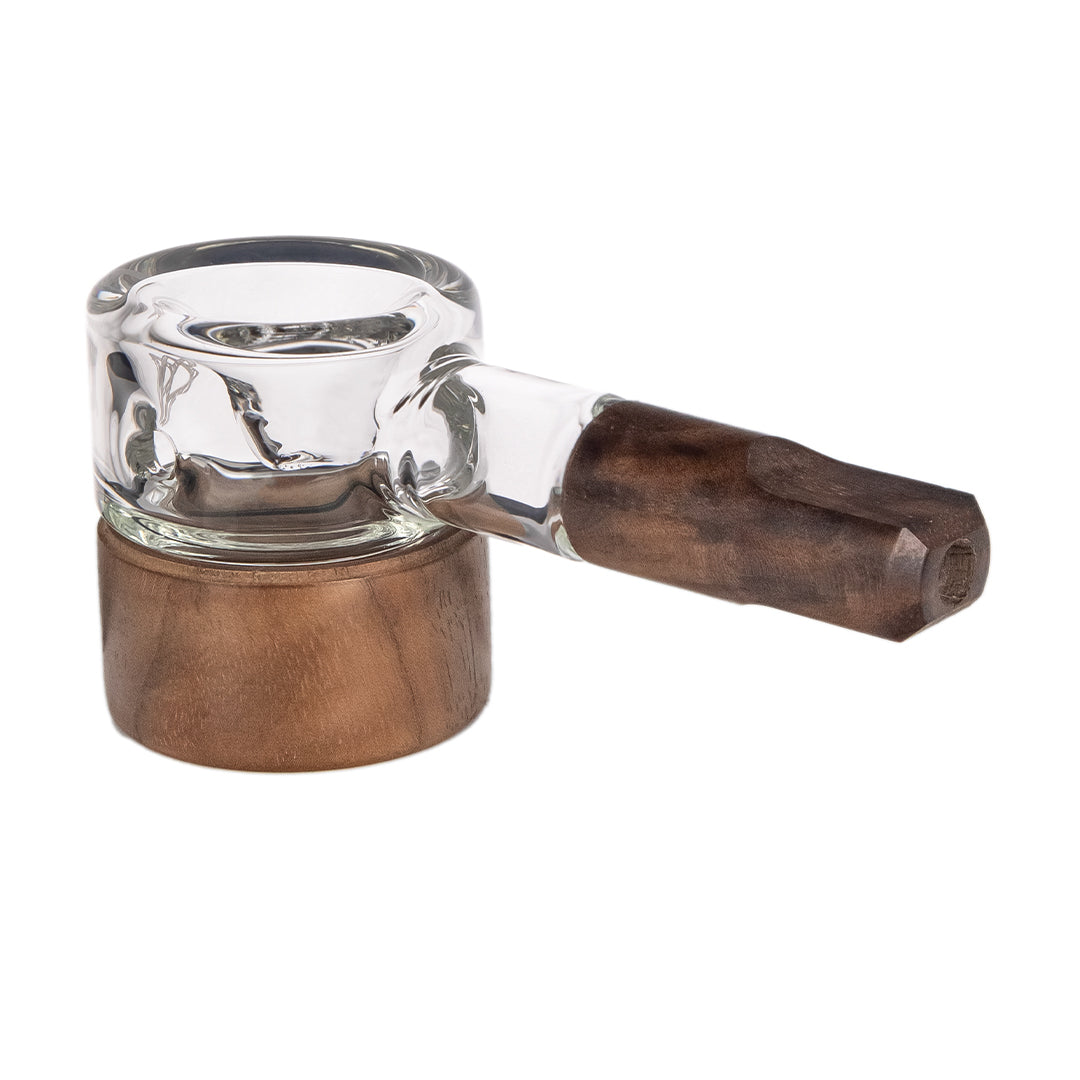 MJ Arsenal Granby Hand Pipe (Alpine Series) - Clear/Wood