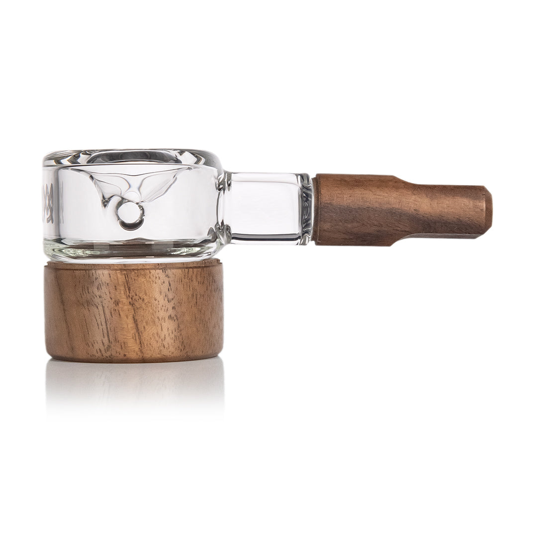 MJ Arsenal Granby Hand Pipe (Alpine Series) - Clear/Wood