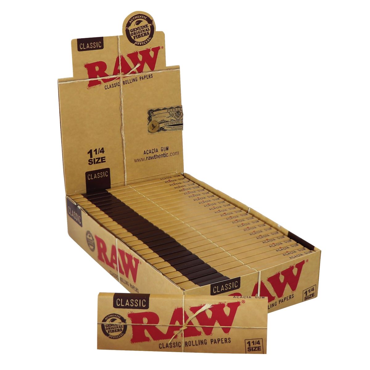 RAW Rolling Papers Classic 1 1/4 | 24 pcs Display