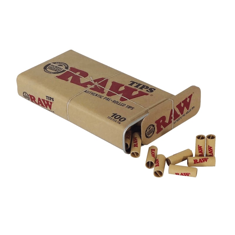 RAW Pre-Rolled Tips 100pk | 6 pcs Display