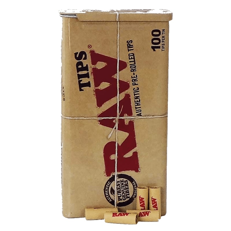 RAW Pre-Rolled Tips 100pk | 6 pcs Display