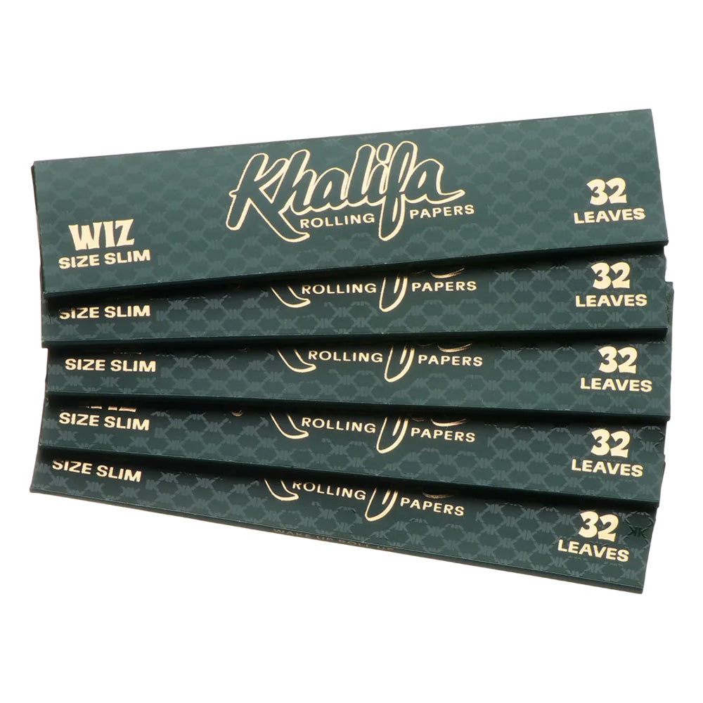 Khalifa Rolling Papers Wiz Size Slim (WSS) | 50 pcs Display